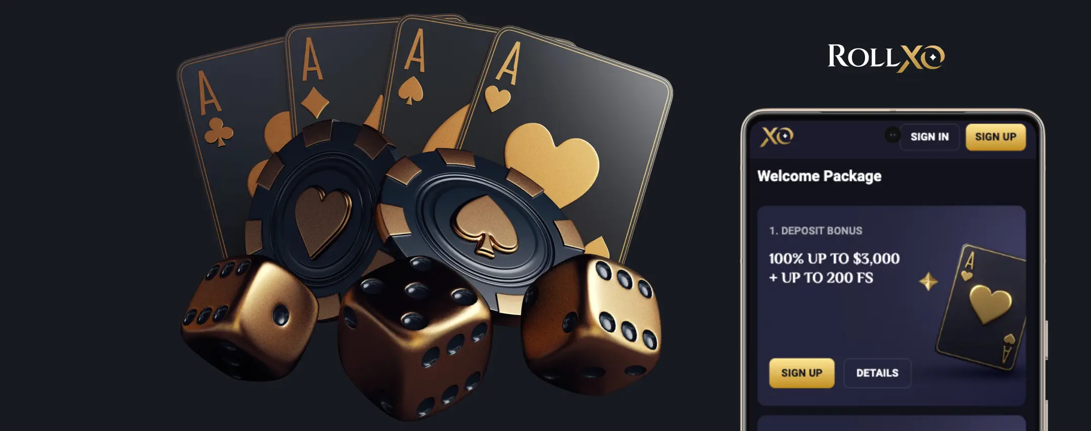 RollXO Casino bonus